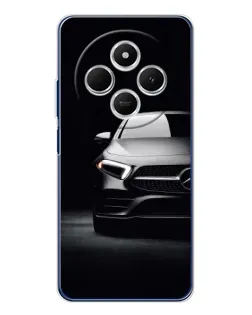 Чехол для Xiaomi Redmi A4 5G с картинкой «Свет фар Mercedes»