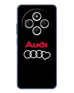 Чехол для Xiaomi Redmi A4 5G с картинкой «Логотип Audi Heart»