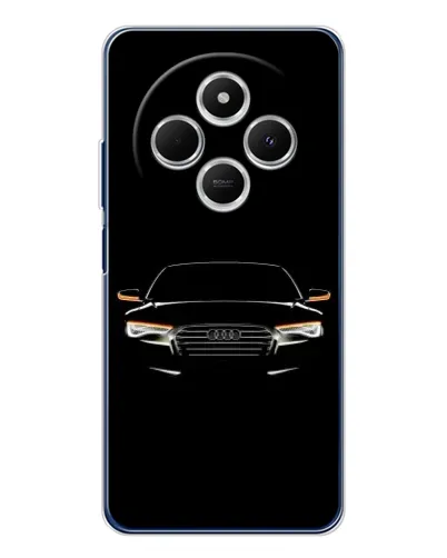 Чехол для Xiaomi Redmi A4 5G с картинкой «Audi — ночной контур» Чехол для Xiaomi Redmi A4 5G с картинкой «Audi — ночной контур»