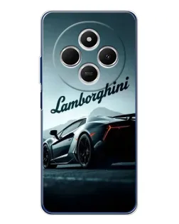 Чехол для Xiaomi Redmi A4 5G с картинкой «Классическая надпись Lamborghini»