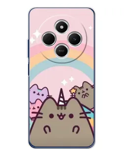 Чехол для Xiaomi Redmi A4 5G с картинкой «Единорог Pusheen» Чехол для Xiaomi Redmi A4 5G с картинкой «Единорог Pusheen»