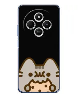 Чехол для Xiaomi Redmi A4 5G с картинкой «Пушин на черном» Чехол для Xiaomi Redmi A4 5G с картинкой «Пушин на черном»