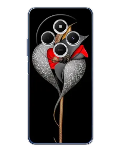 Чехол для Xiaomi Redmi A4 5G с картинкой «Серебряный фантазийный цветок» Чехол для Xiaomi Redmi A4 5G с картинкой «Серебряный фантазийный цветок»