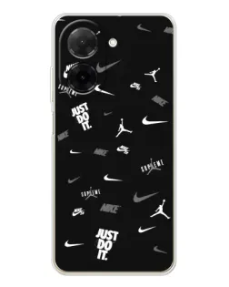Чехол для Xiaomi Redmi A5 (EU) с картинкой «Nike Black Pattern»