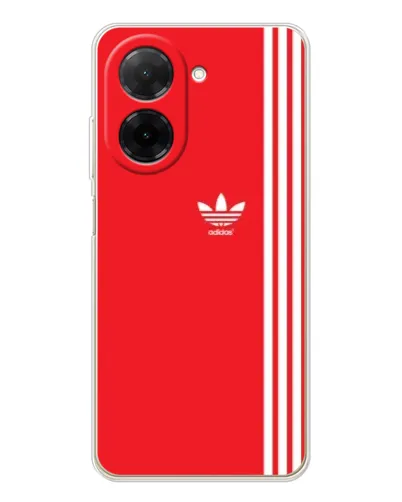 Чехол для Xiaomi Redmi A5 (EU) с картинкой «Красный минимализм Adidas»