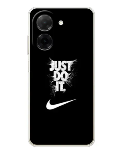 Чехол для Xiaomi Redmi A5 (EU) с картинкой «Текстовый принт Nike»