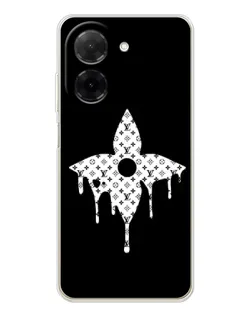 Чехол для Xiaomi Redmi A5 (EU) с картинкой «Цветочная монограмма»