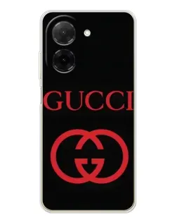 Чехол для Xiaomi Redmi A5 (EU) с картинкой «Gucci — красный логотип»
