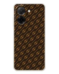 Чехол для Xiaomi Redmi A5 (EU) с картинкой «Gucci — золотые диагонали»
