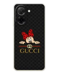 Чехол для Xiaomi Redmi A5 (EU) с картинкой «Минни Маус Gucci — черный»