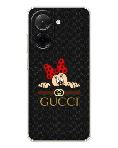 Чехол для Xiaomi Redmi A5 (EU) с картинкой «Минни Маус Gucci — черный»