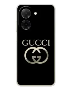 Чехол для Xiaomi Redmi A5 (EU) с картинкой «Gucci — золото на черном»
