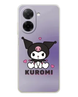 Чехол для Xiaomi Redmi A5 (EU) с картинкой «Kuromi — фиолетовый арт»