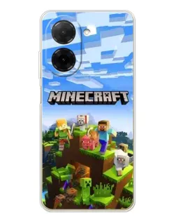 Чохол для Xiaomi Redmi A5 (EU) з картинкою «Minecraft класичний світ»