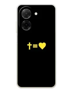 Чехол для Xiaomi Redmi A5 (EU) с картинкой «Сердце и Крест»