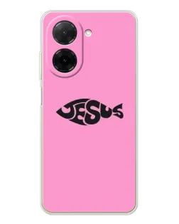 Чехол для Xiaomi Redmi A5 (EU) с картинкой «Розовый символ  Jesus»