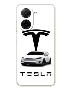 Чехол для Xiaomi Redmi A5 (EU) с картинкой «Tesla White Style»