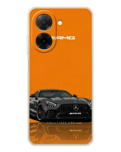 Чехол для Xiaomi Redmi A5 (EU) с картинкой «Оранжевый Mercedes AMG»