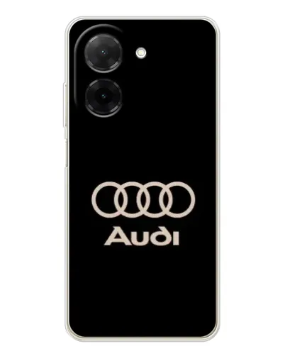 Чехол для Xiaomi Redmi A5 (EU) с картинкой «Audi — золотой логотип»