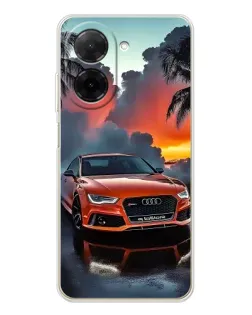 Чехол для Xiaomi Redmi A5 (EU) с картинкой «Audi — закат»