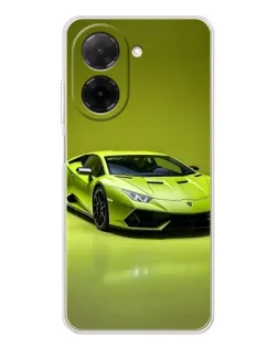 Чехол для Xiaomi Redmi A5 (EU) с картинкой «Салатовый Lamborghini Huracan»