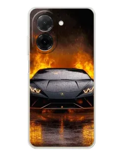 Чехол для Xiaomi Redmi A5 (EU) с картинкой «Lamborghini в огне»
