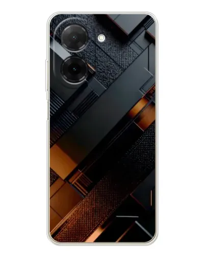 Чехол для Xiaomi Redmi A5 (EU) с картинкой «Черные геометрические блоки»