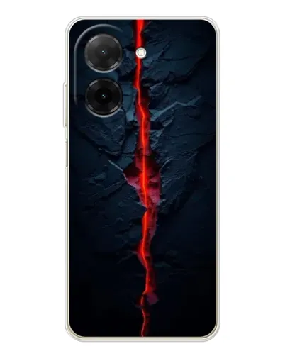 Чехол для Xiaomi Redmi A5 (EU) с картинкой «Kрасная лавовая трещина»