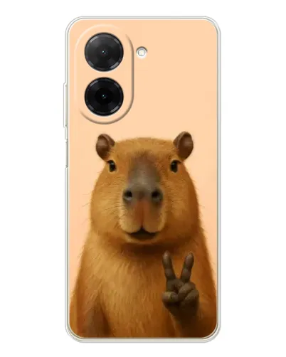 Чехол для Xiaomi Redmi A5 (EU) с картинкой «Капибара виктория»