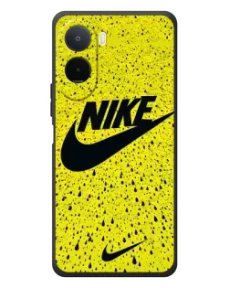 Чехол для Xiaomi Redmi A7 Pro с картинкой «Желтый текстурный Nike»