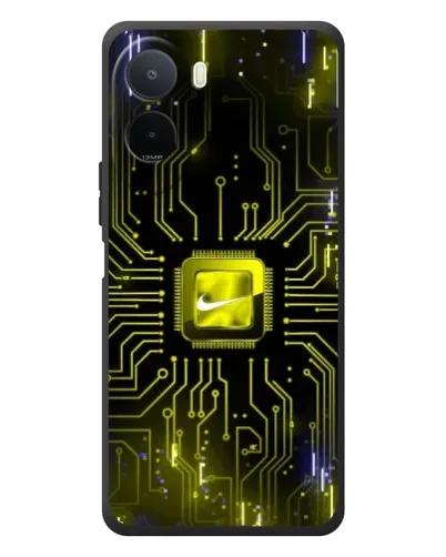 Чехол для Xiaomi Redmi A7 Pro с картинкой «Nike — золотая искра»