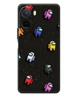 Чехол для Xiaomi Redmi A7 Pro с картинкой «Космический паттерн Among Us»