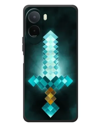Чехол для Xiaomi Redmi A7 Pro с картинкой «Алмазный меч неон»