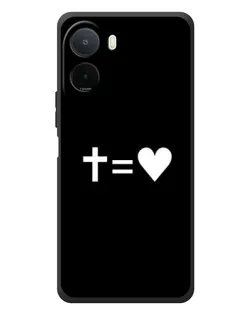 Чохол для Xiaomi Redmi A7 Pro з картинкою «Хрест та Серце»