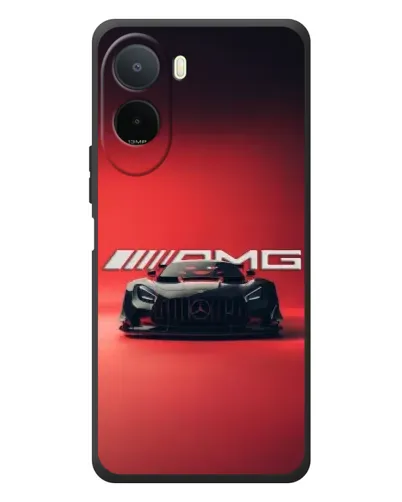 Чехол для Xiaomi Redmi A7 Pro с картинкой «Mercedes AMG — красная линия»