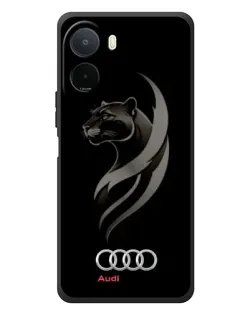 Чехол для Xiaomi Redmi A7 Pro с картинкой «Графика — пантера и Audi»