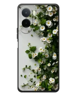 Чехол для Xiaomi Redmi A7 Pro с картинкой «Ветка мелких белых цветов»