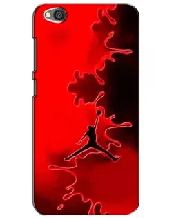 Чехол для Xiaomi Redmi Go с картинкой «Jordan Red Smoke»