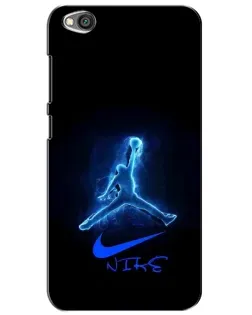 Чехол для Xiaomi Redmi Go с картинкой «Jordan Neon Blue»