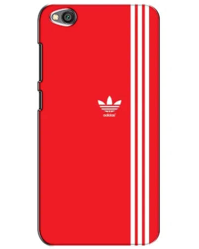 Чехол для Xiaomi Redmi Go с картинкой «Красный минимализм Adidas»