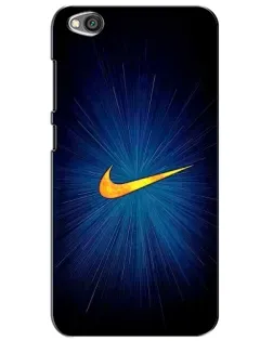 Чехол для Xiaomi Redmi Go с картинкой «Синий пульс Nike»