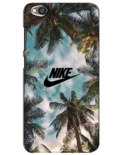 Чехол для Xiaomi Redmi Go с картинкой «Тропический принт Nike»
