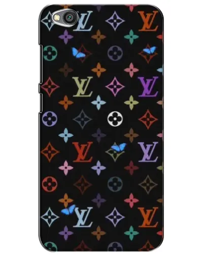 Чехол для Xiaomi Redmi Go с картинкой «Цветная монограмма LV»