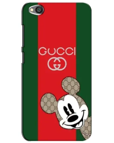 Чехол для Xiaomi Redmi Go с картинкой «Gucci — полосы и Микки»