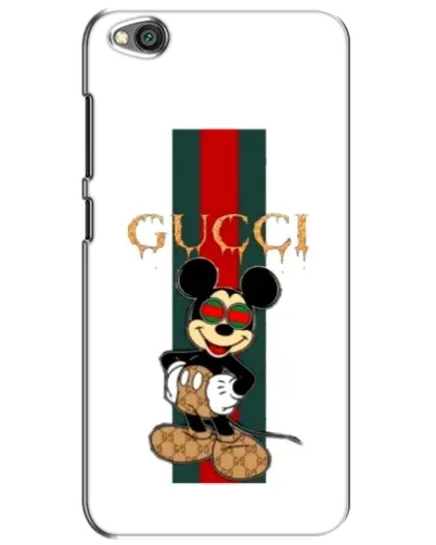 Чехол для Xiaomi Redmi Go с картинкой «Микки Маус Gucci — полосы»
