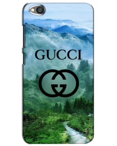 Чехол для Xiaomi Redmi Go с картинкой «Gucci — горный пейзаж»