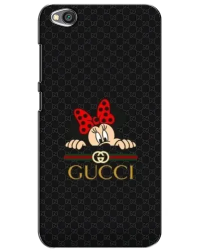 Чехол для Xiaomi Redmi Go с картинкой «Минни Маус Gucci — черный»