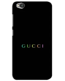 Чехол для Xiaomi Redmi Go с картинкой «Gucci — неоновый минимализм»