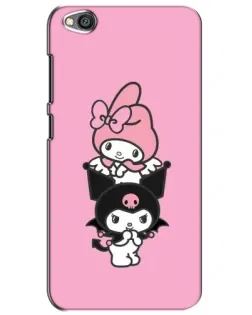 Чехол для Xiaomi Redmi Go с картинкой «My Melody и Kuromi»