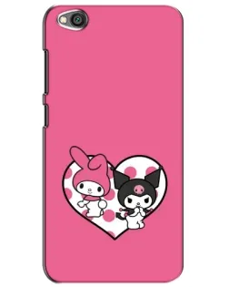 Чехол для Xiaomi Redmi Go с картинкой «Kuromi и My Melody»
